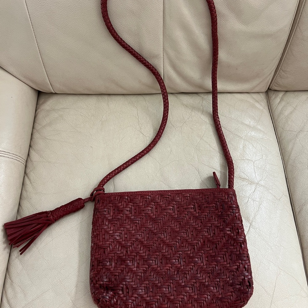 BIBA leather crossbody bag